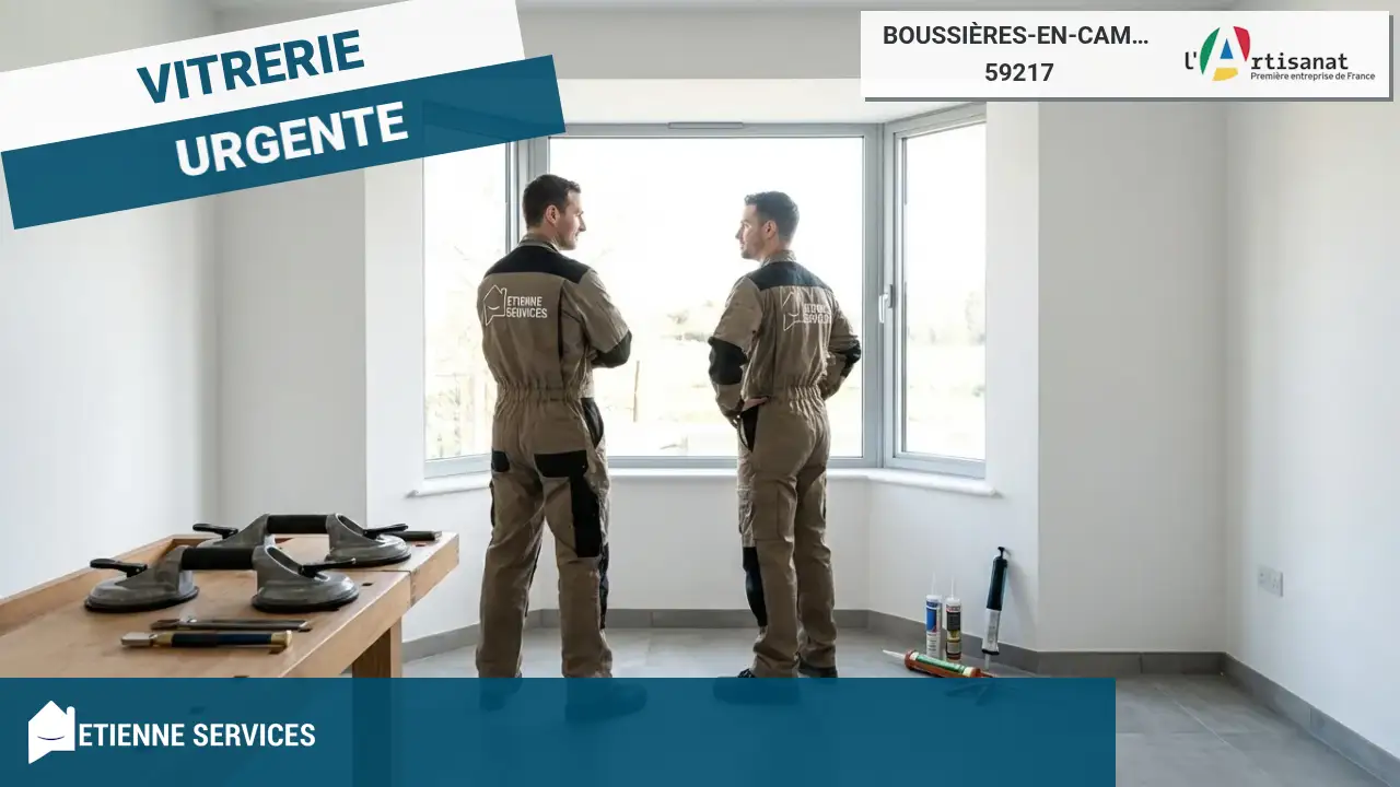 Service de Dépannage et Installation par votre Vitrier à Boussières-en-Cambrésis