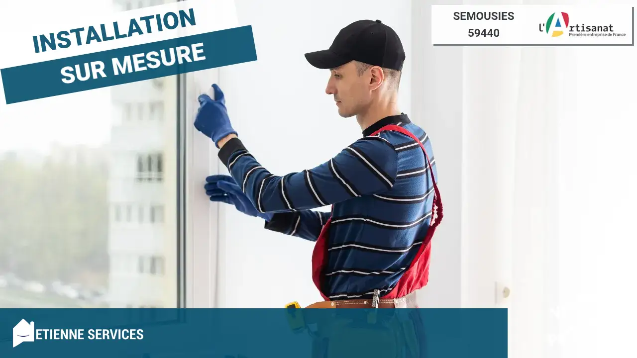 Installation de Fenêtre et Baie Vitrée sur mesure par votre Vitrier à Semousies