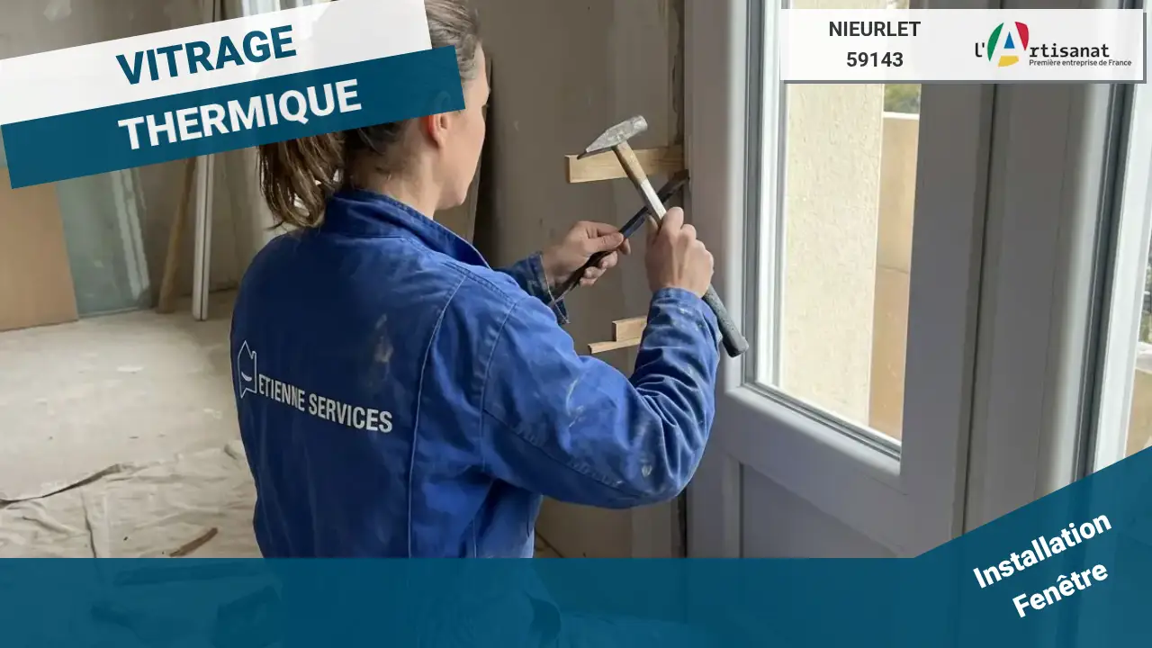 Installation de fenêtre et baie vitrée par votre vitrier à Nieurlet