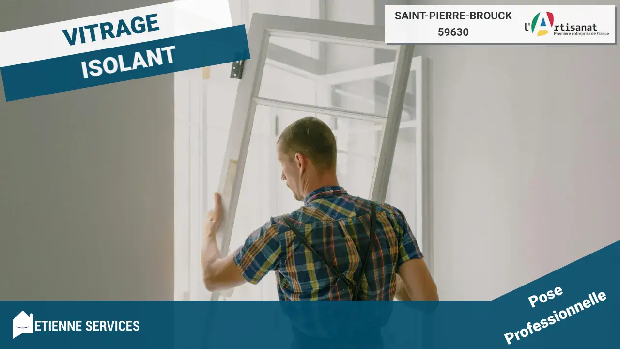 Installation de fenêtre et baie vitrée par un Vitrier professionnel à Saint-Pierre-Brouck