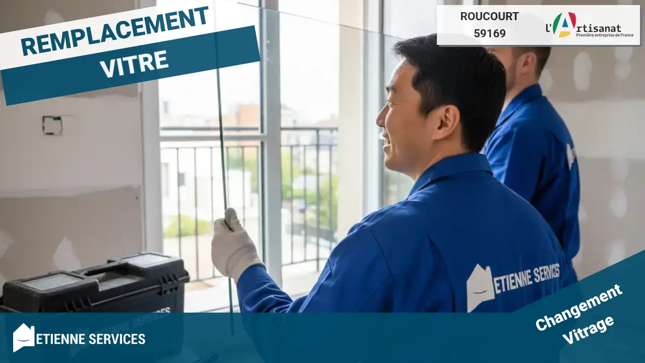 Remplacement de vitrage de qualité : votre vitrier à Roucourt (59169)