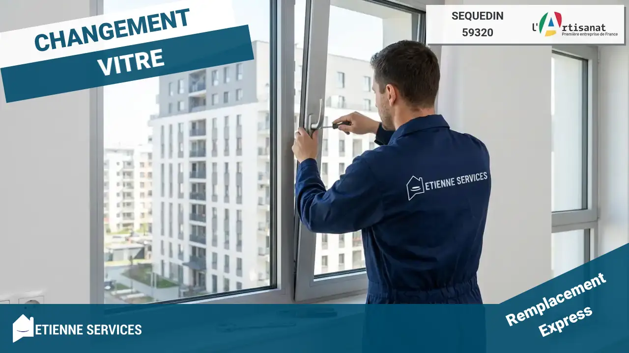 Remplacement de Vitrage par notre Vitrier Professionnel à Sequedin 59320