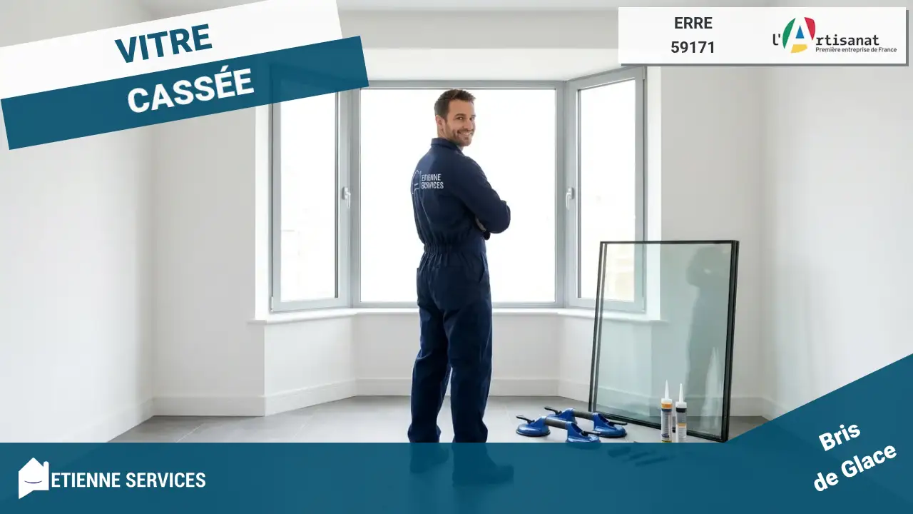 Dépannage et installation vitrerie par votre vitrier à Erre (59171)