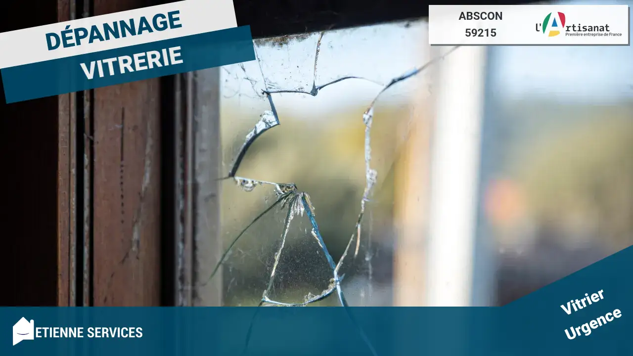 Dépannage et installation de vitrerie par votre vitrier à Abscon