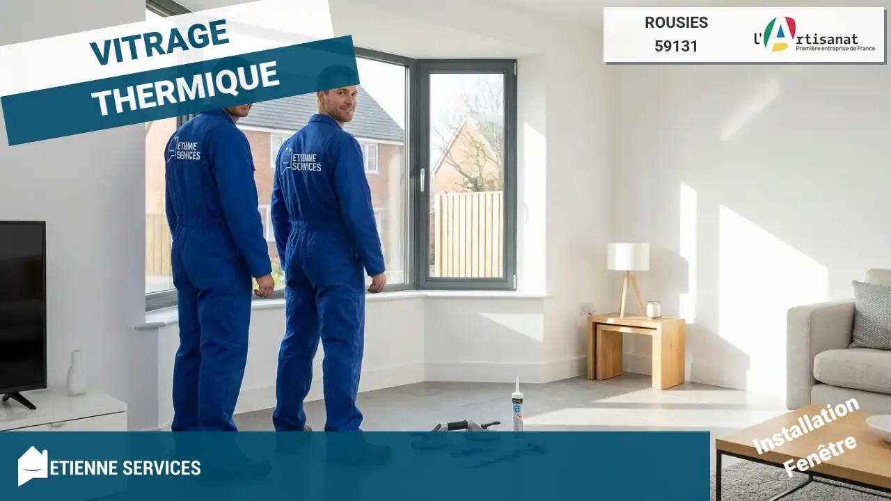 Installation de fenêtre et baie vitrée : votre vitrier installateur à Rousies