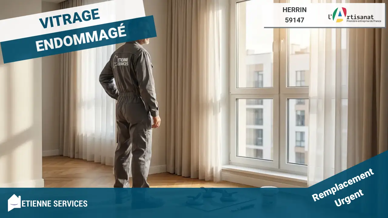 Remplacement de Vitrage Rapide et Efficace par votre Vitrier de Herrin (59147)