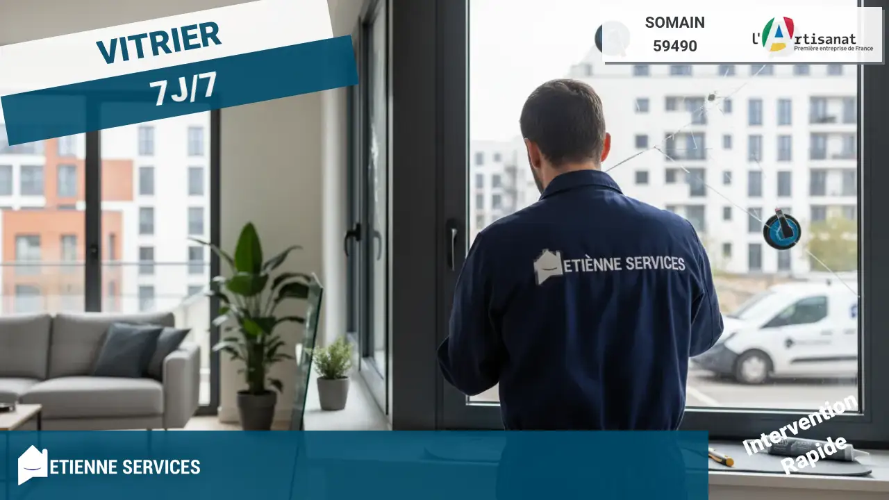 Dépannage et Installation par votre Artisan Vitrier à Somain (59490)