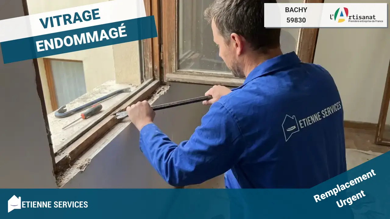 Remplacement Rapide de Tout Type de Vitrage par votre Vitrier à Bachy