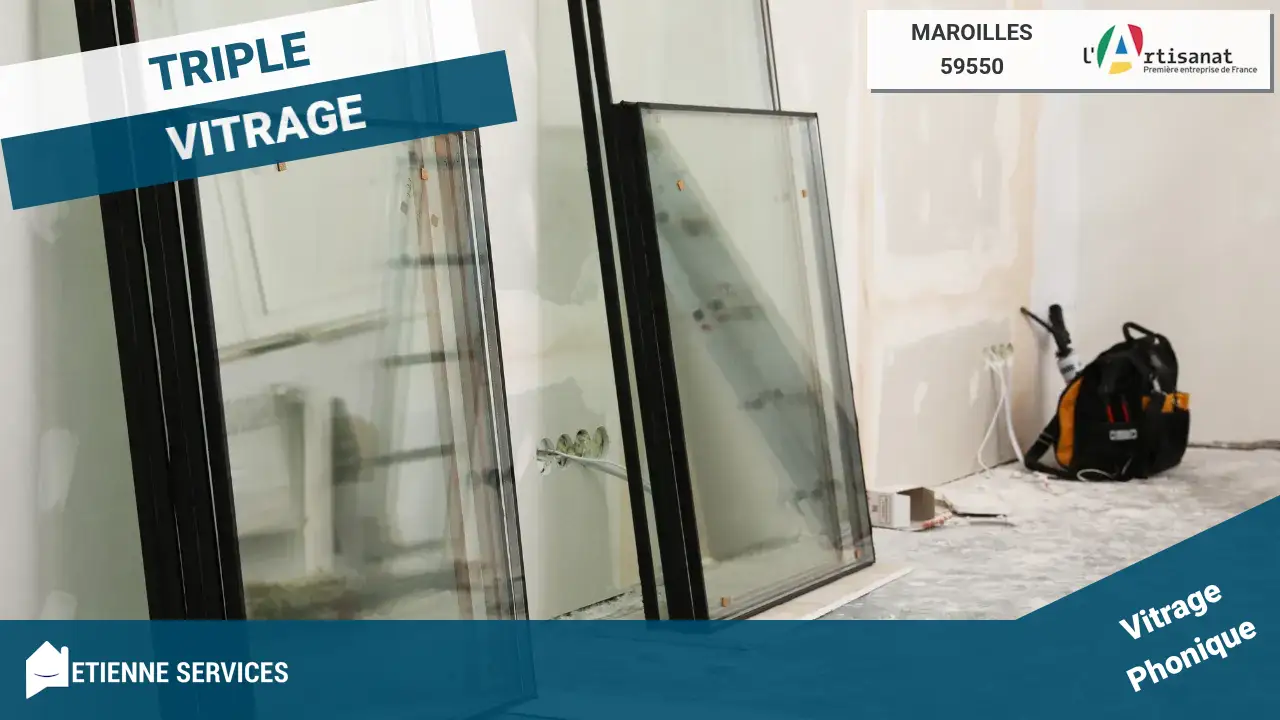 Installation de Fenêtre et Baie Vitrée par votre Vitrier à Maroilles