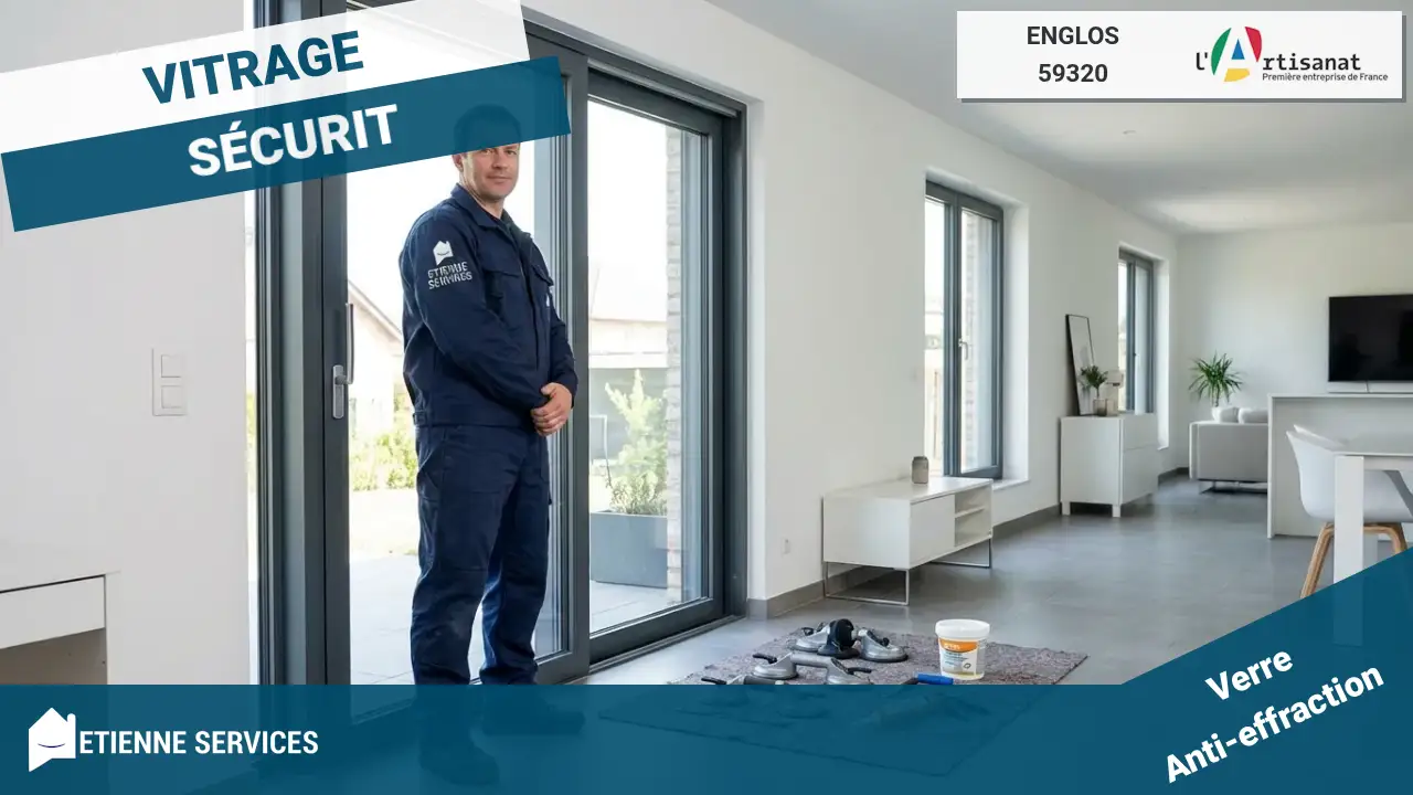 Dépannage Vitrerie d'Urgence 7j/7 avec votre vitrier à Englos (59320)