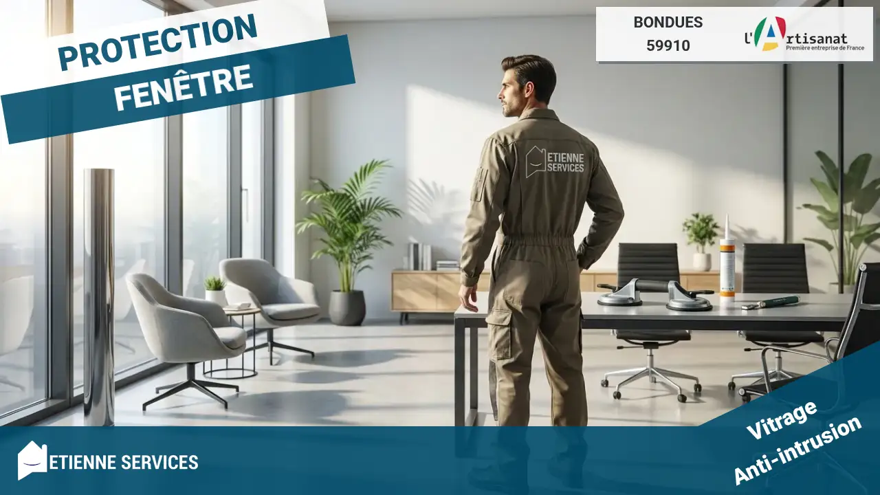 Dépannage de Vitrerie d'Urgence disponible 7j/7 à Bondues (59910)