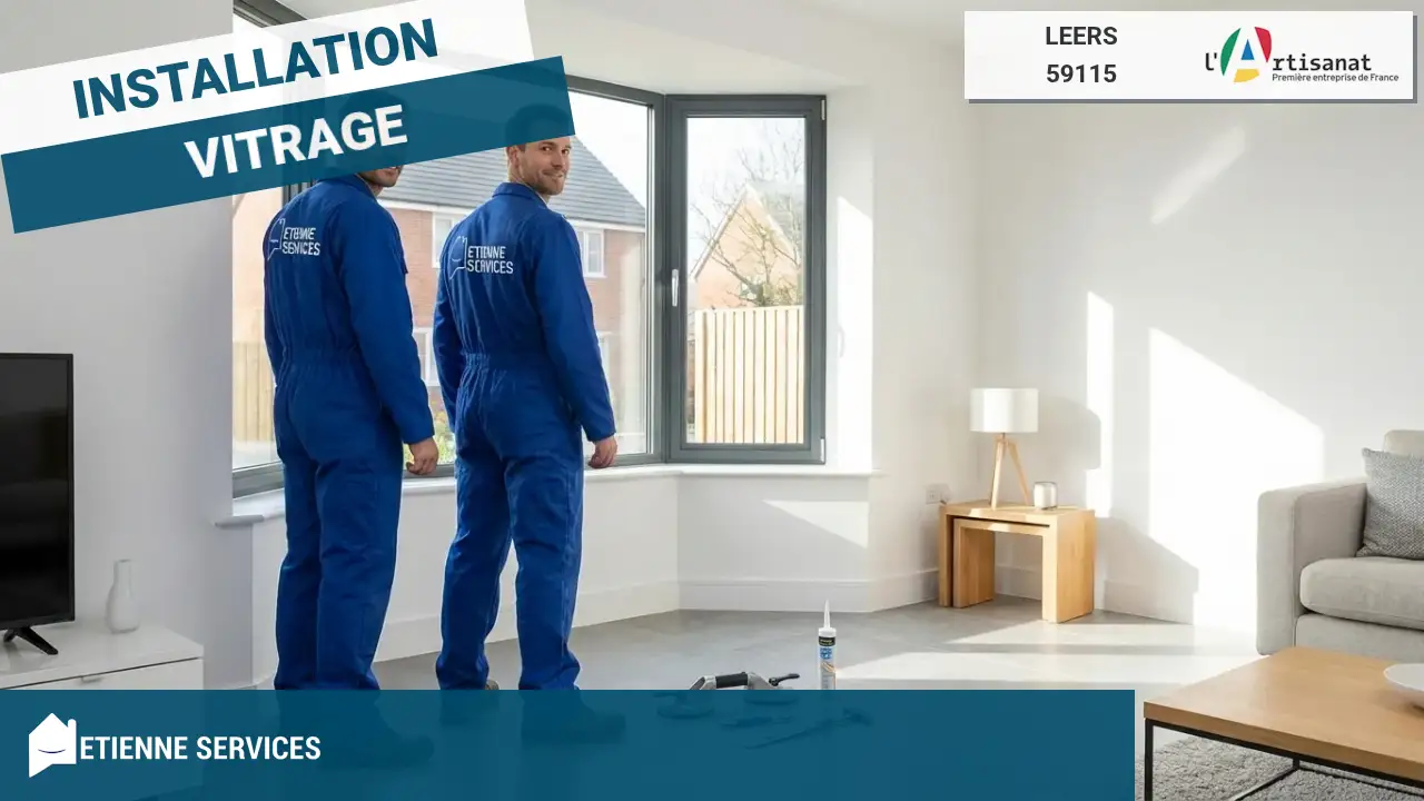 Installation de Fenêtre et Baie Vitrée sur mesure par votre Vitrier à Leers (59115)