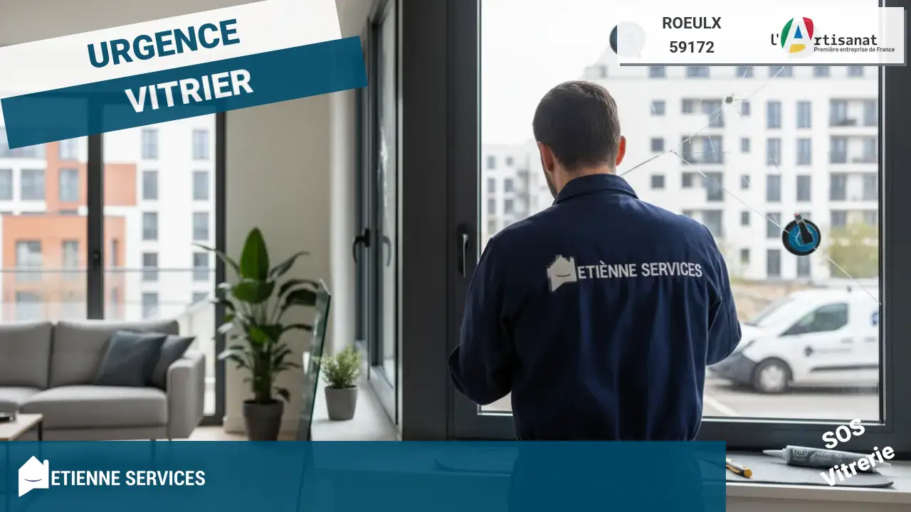 Dépannage et installation par votre vitrier à Roeulx