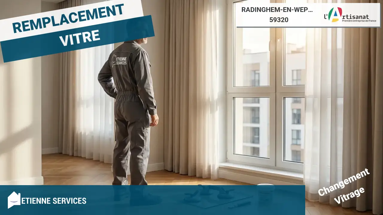 Remplacement de Vitrage : l'expertise de votre Vitrier à Radinghem-en-Weppes (59320)