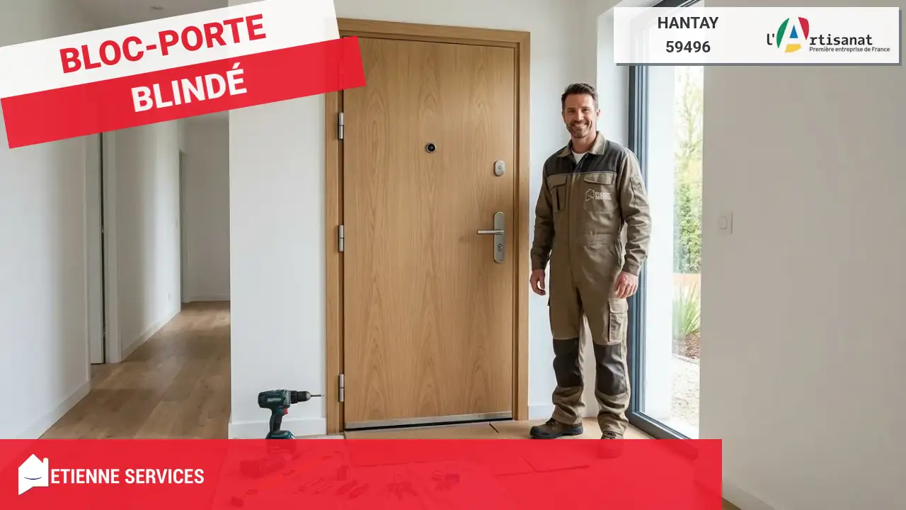 Votre Serrurier Hantay pour l'Installation de Porte Blindée à Hantay (59496)