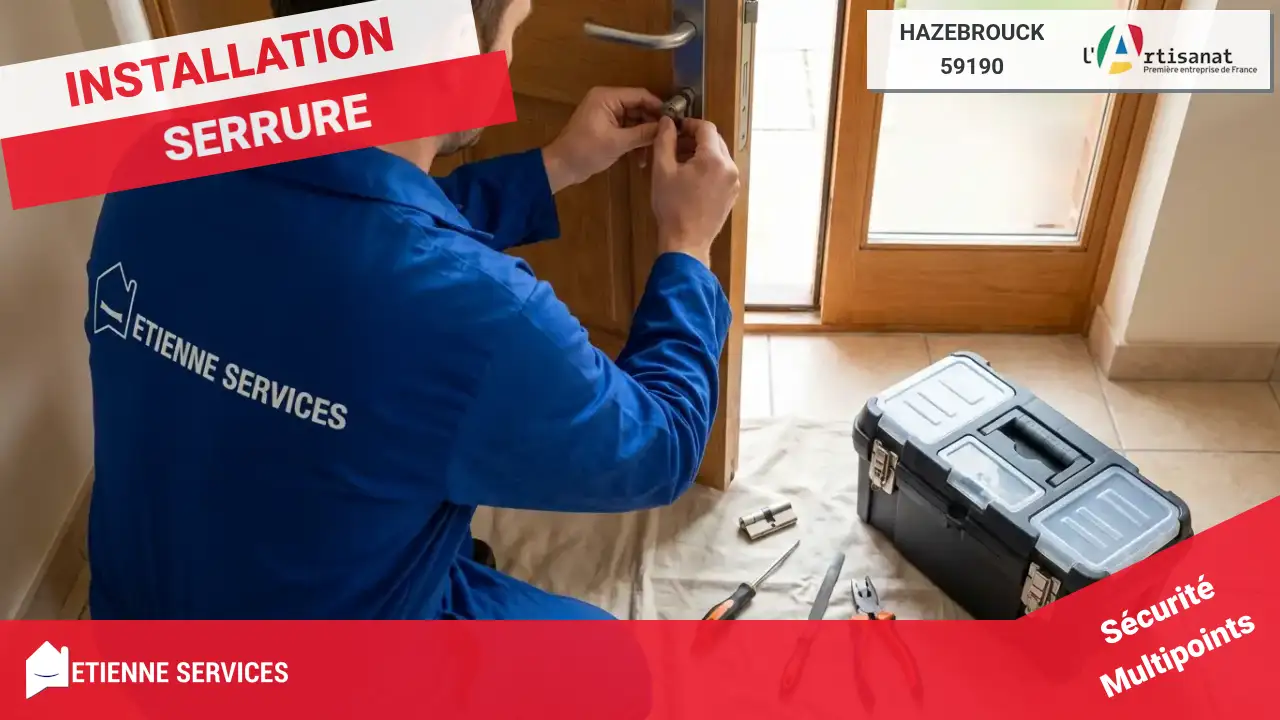 Installation et remplacement de serrure à Hazebrouck : Serrurier pour votre sécurité