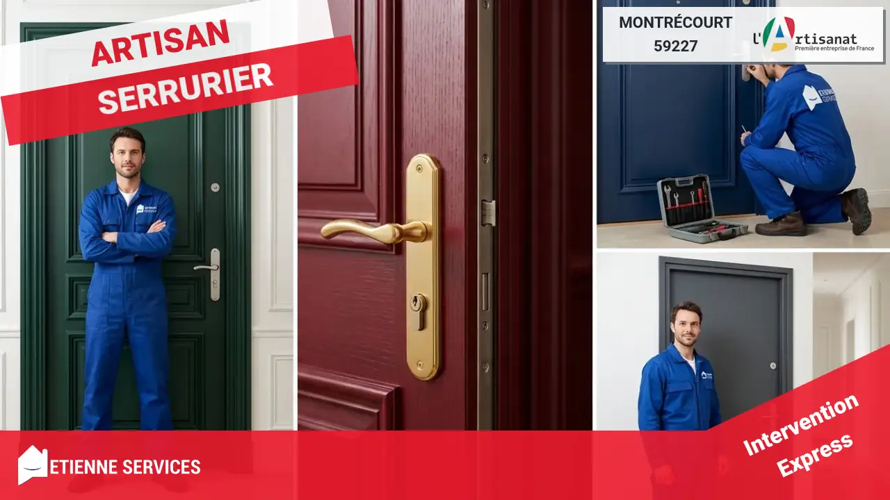 Dépannage et Installation de Serrurerie par votre Serrurier à Montrécourt