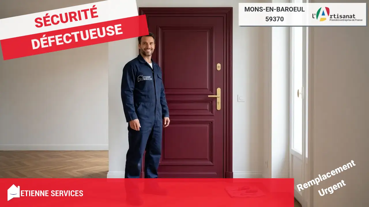 Serrurier Mons-en-Baroeul : Service de Dépannage de Serrurerie Urgent et Efficace 7j/7