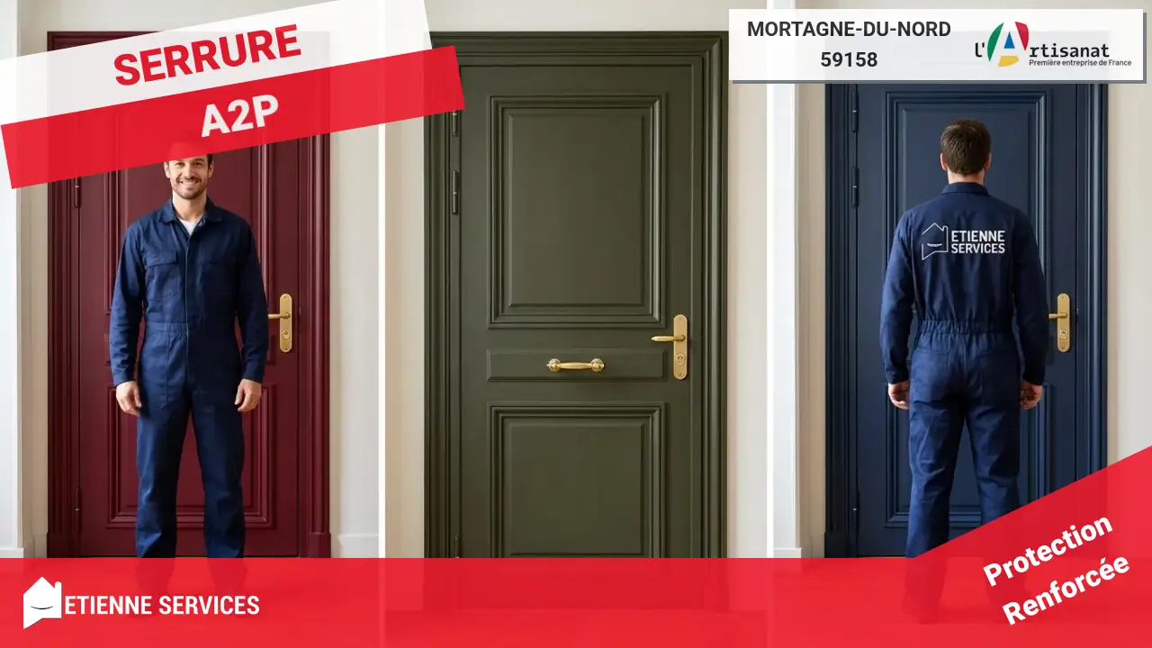 Installation et Remplacement de Serrure : Serrurier Mortagne-du-Nord (59158)
