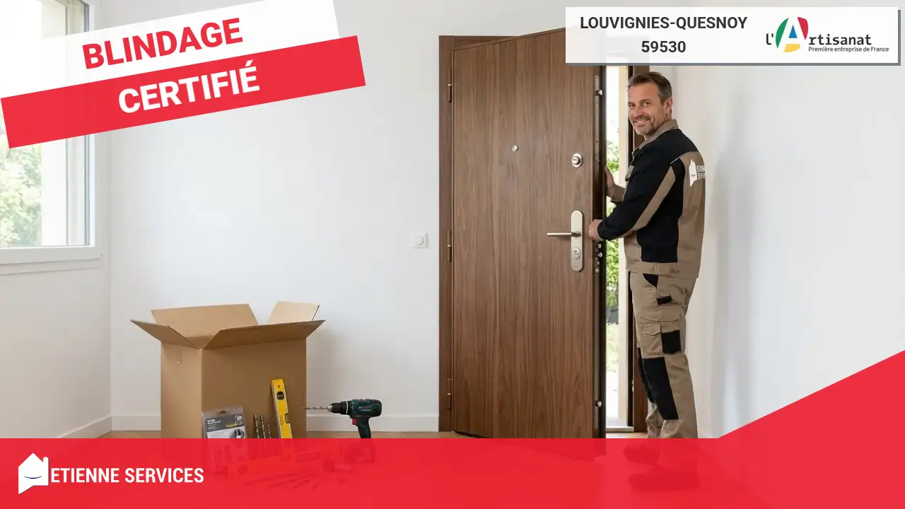 Installation de Porte Blindée par votre Serrurier à Louvignies-Quesnoy (59530)