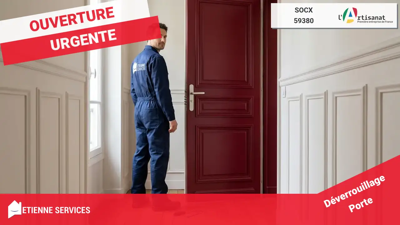 Ouverture de Porte par votre Serrurier à Socx (59380) : Intervention Rapide 7j/7