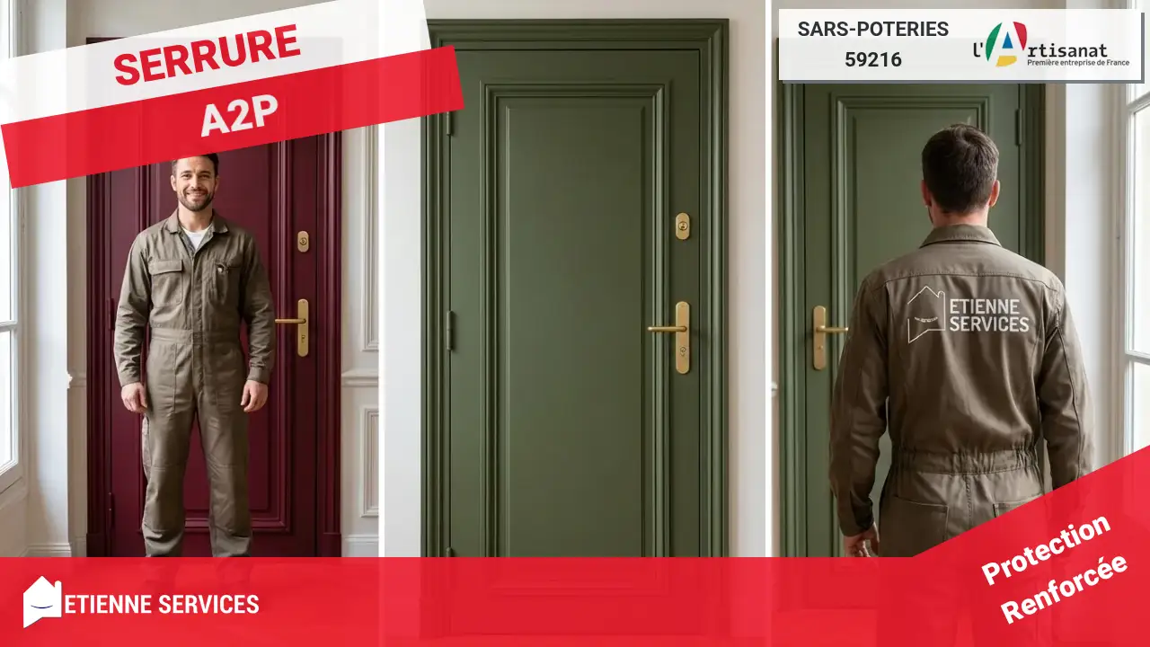 Serrurier Sars-Poteries : Installation et Remplacement de Serrure (59216)