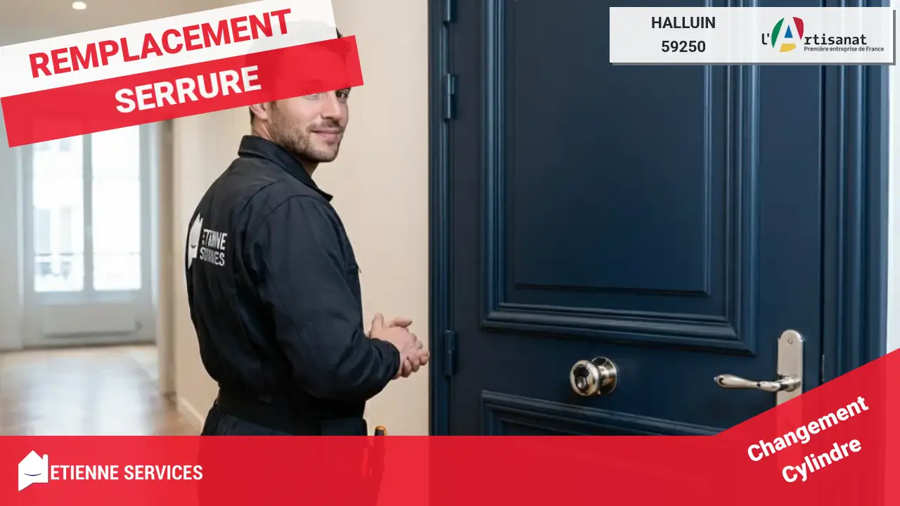 Dépannage Serrurerie en Urgence à Halluin (59250) et ses Environs