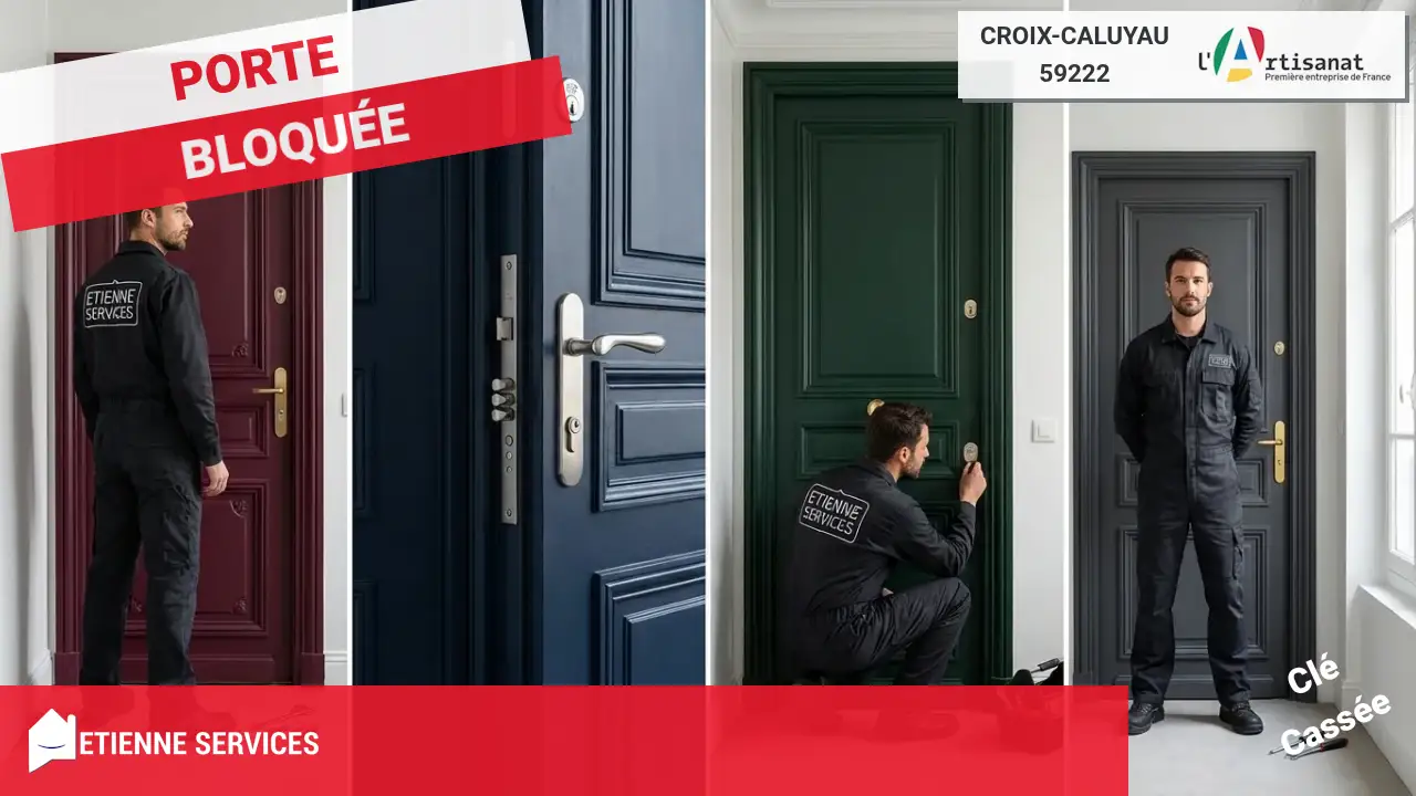 Service d'Ouverture de Porte Rapide par votre Serrurier à Croix-Caluyau (59222)