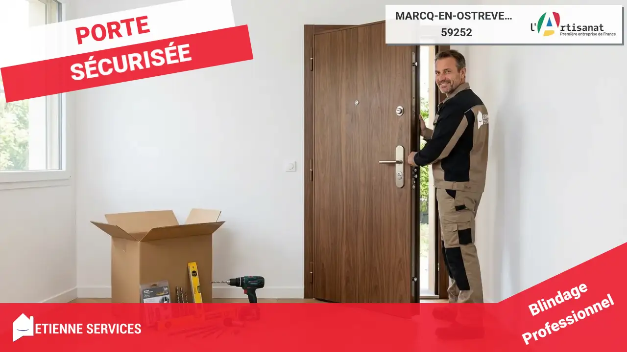 Installation de Porte Blindée par un Serrurier à Marcq-en-Ostrevent