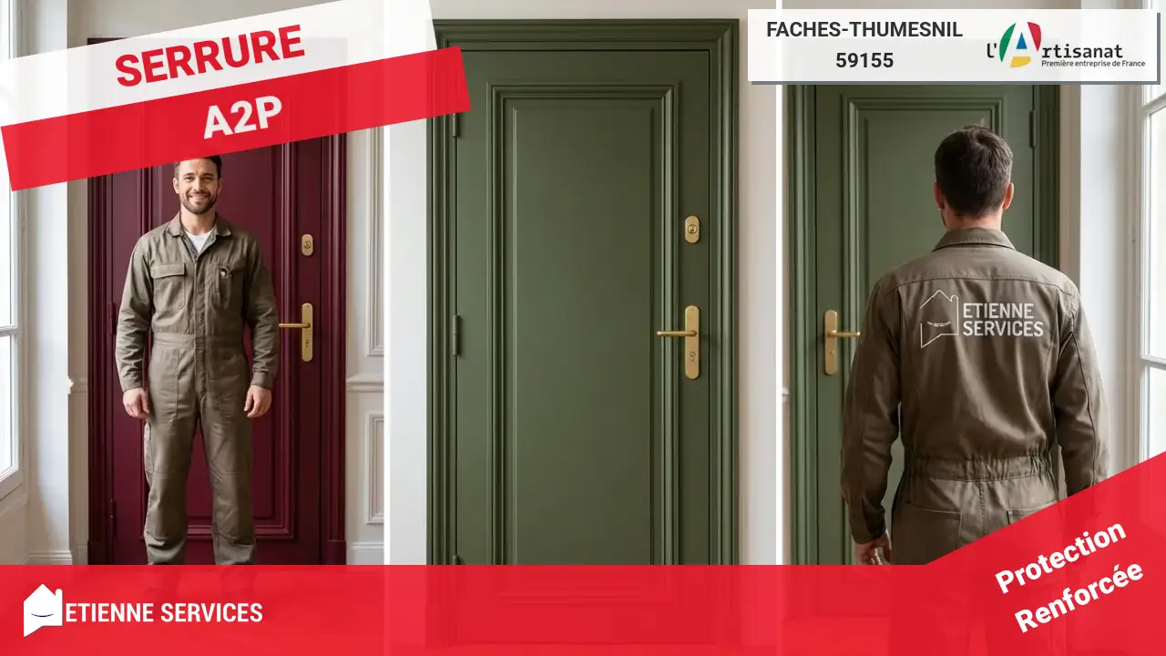 Installation et Remplacement de Serrure par votre Serrurier à Faches-Thumesnil