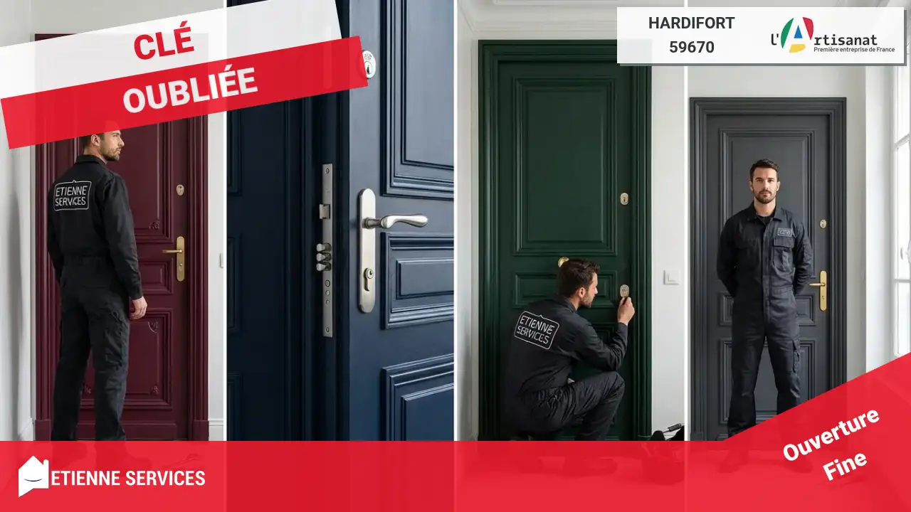 Ouverture de porte par votre serrurier à Hardifort (59670)