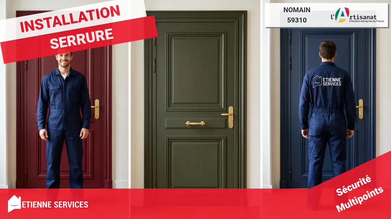 Installation et Remplacement de Serrure par votre Serrurier Expert à Nomain (59310)