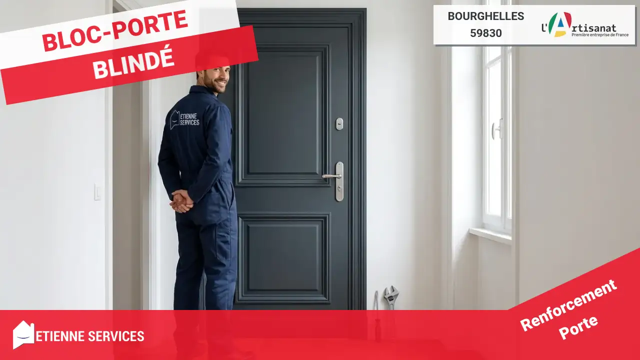 Votre Porte Blindée Installée par un Serrurier à Bourghelles (59830)