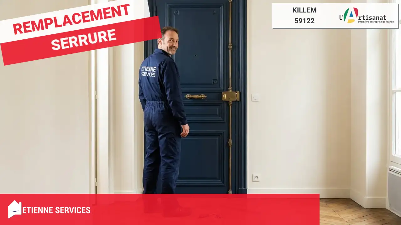 Votre dépannage de serrurerie en urgence 7j/7 à Killem (59122)