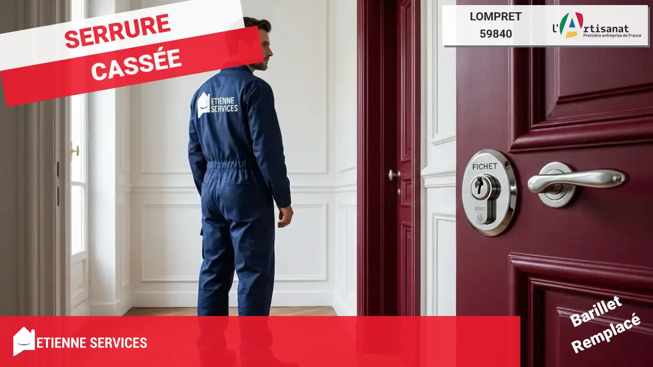 Dépannage Serrurier d'Urgence à Lompret (59840) : Intervention 7j/7