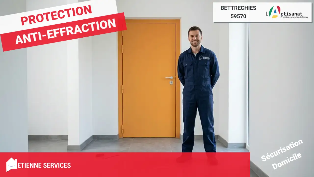 Installation de Porte Blindée : votre Serrurier Conseil à Bettrechies (59570)