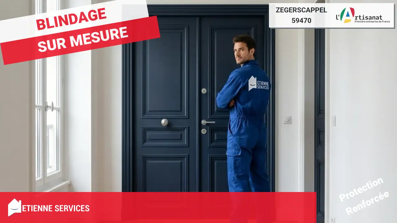Installation de Porte Blindée, la sécurité avec votre Serrurier à Zegerscappel