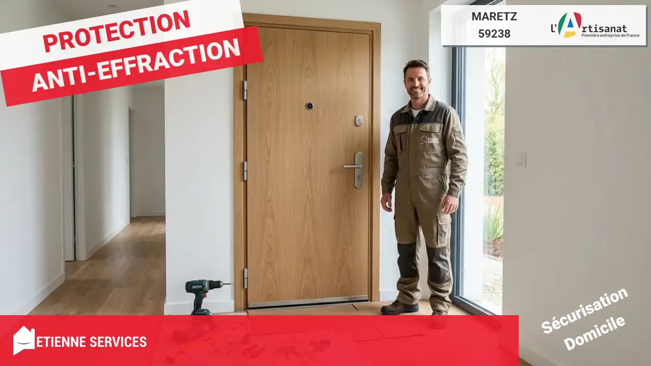 Installation de Porte Blindée par votre Serrurier à Maretz (59238)