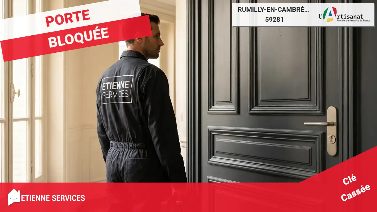 Ouverture de Porte Claquée ou Verrouillée : Serrurier Rumilly-en-Cambrésis