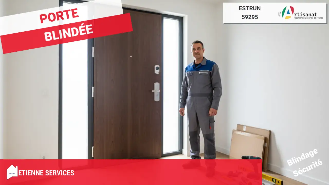 Expert en Installation de Porte Blindée : Serrurier à Estrun (59295)