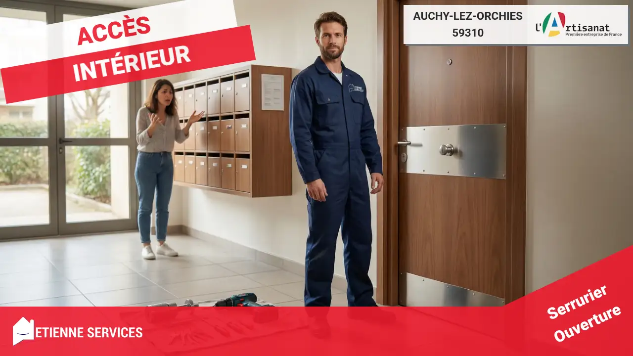 Ouverture de Porte : Serrurier à Auchy-lez-Orchies-59310