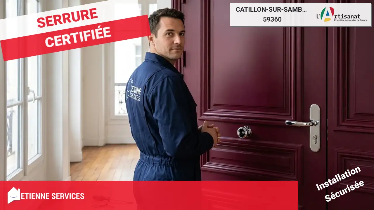 Installation et remplacement de serrure par votre serrurier à Catillon-sur-Sambre (59360)