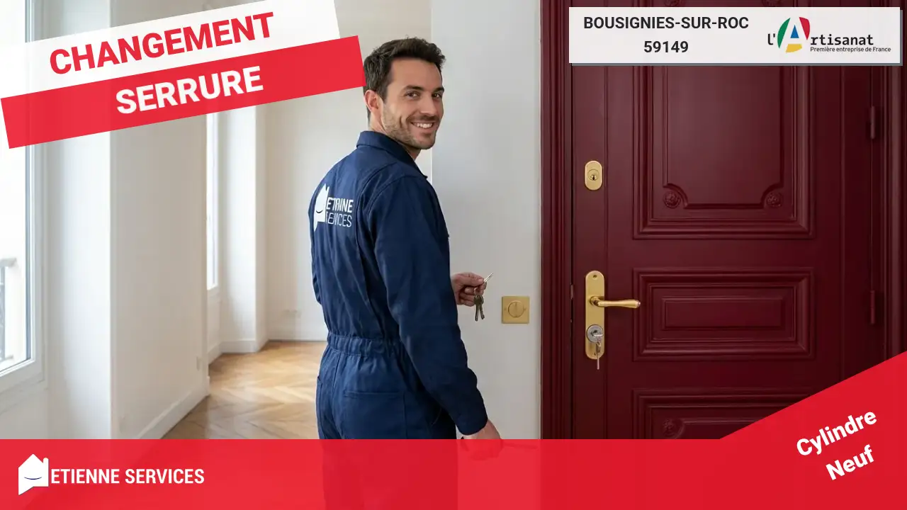 Urgence serrurerie à Bousignies-sur-Roc (59149) : Dépannage 7j/7