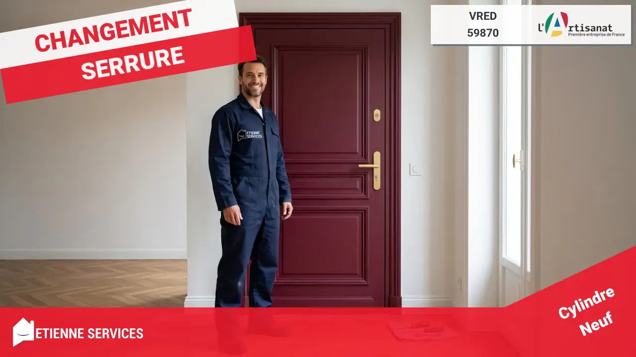 Dépannage serrurerie d'urgence 7j/7 : intervention rapide de votre serrurier à Vred (59870)