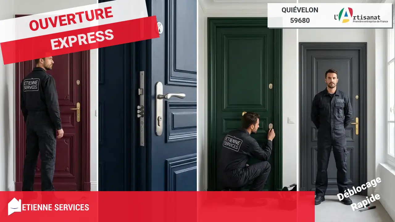 Ouverture de Porte par votre Serrurier à Quiévelon-59680