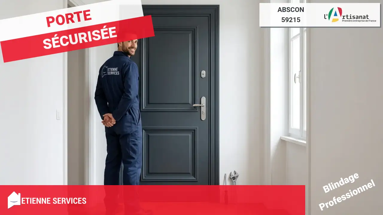 Votre Serrurier à Abscon pour l'Installation de Porte Blindée (59215)