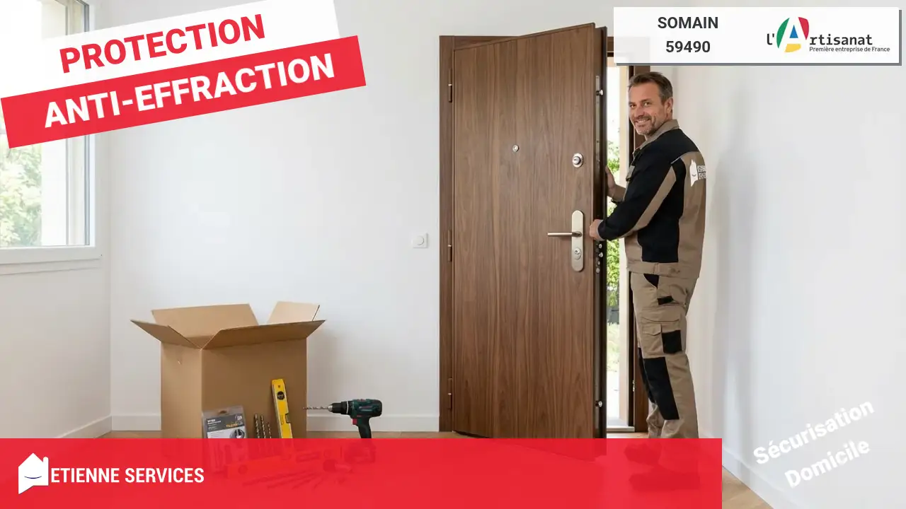 Porte Blindée à Somain (59490) : Installation et Remplacement par un Expert Serrurier