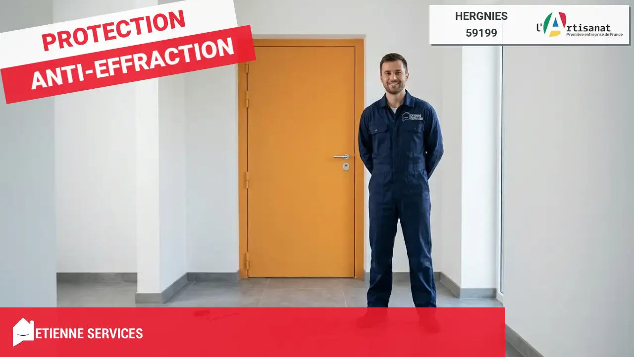 Serrurier Hergnies : Installation et Remplacement de Porte Blindée