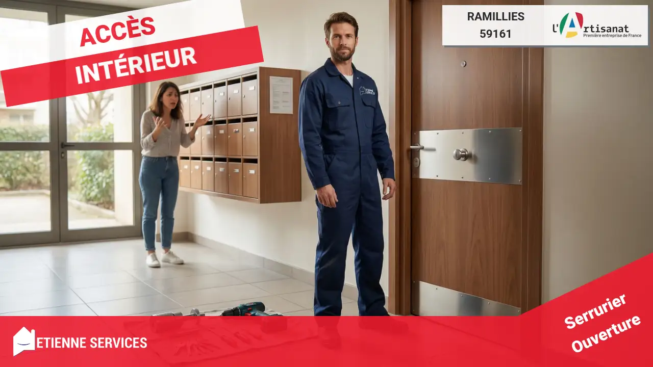 Ouverture de Porte par votre Serrurier à Ramillies (59161) : Intervention Rapide