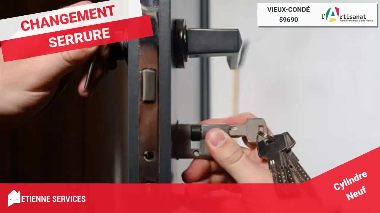 Dépannage de Serrurerie en Urgence à Vieux-Condé (59690) et ses alentours